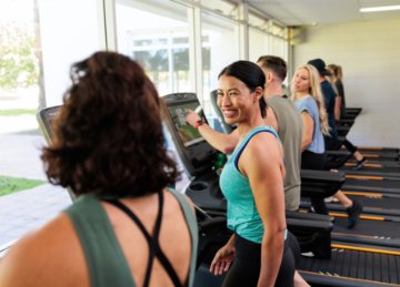 People using treadmills at Stirling Leisure - Inglewood